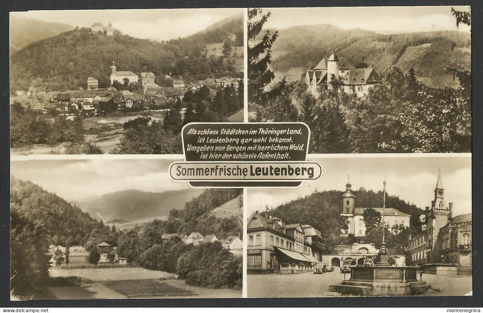 LEUTENBERG - Sommerfrische - Real Photo Richard Zieschank - Old Postcard (see Sales Conditions) 09084 - Leutenberg