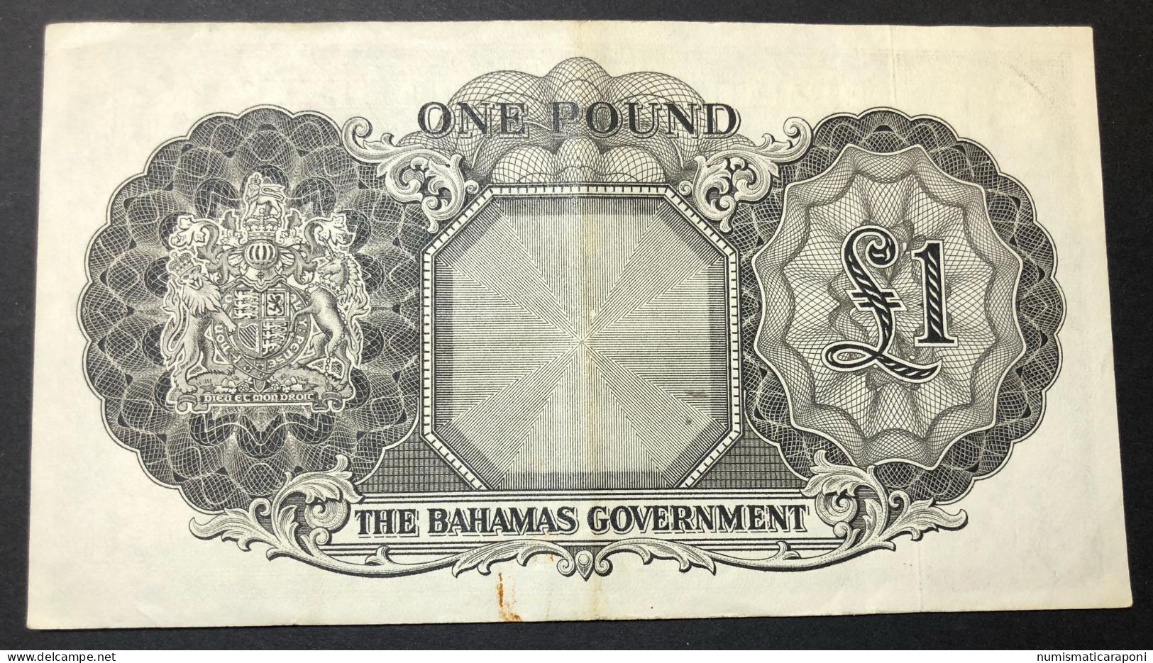 Bahamas 1 Pound, Undated 1953 KM#15b Bb/spl Naturale - Bahamas