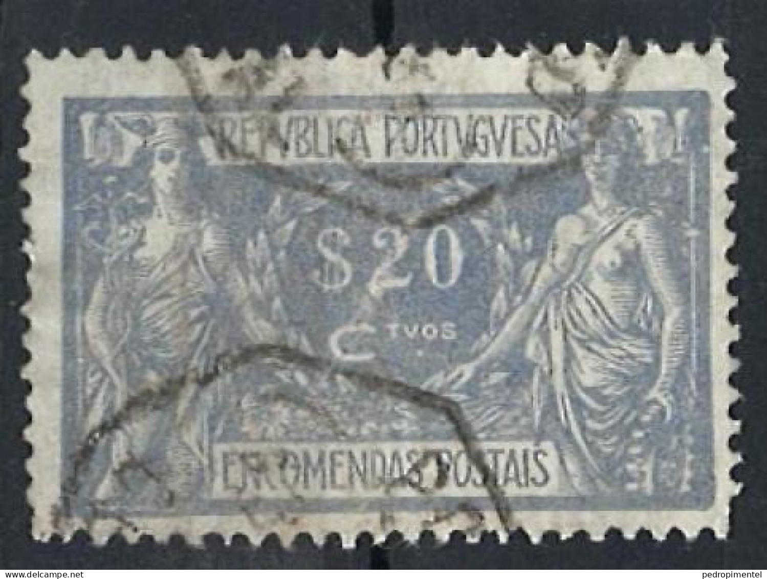 Portugal 1920-22 "Parcels" $20 Condition Canceled Mundifil #5 (Parcel Post) - Oblitérés