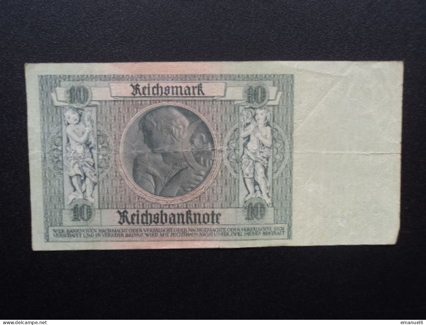 ALLEMAGNE : 10 REICHSMARK   22.1.1929 (1945)    C.A. 173c, *  / P 180b     Pr.TTB+ - 10 Reichsmark