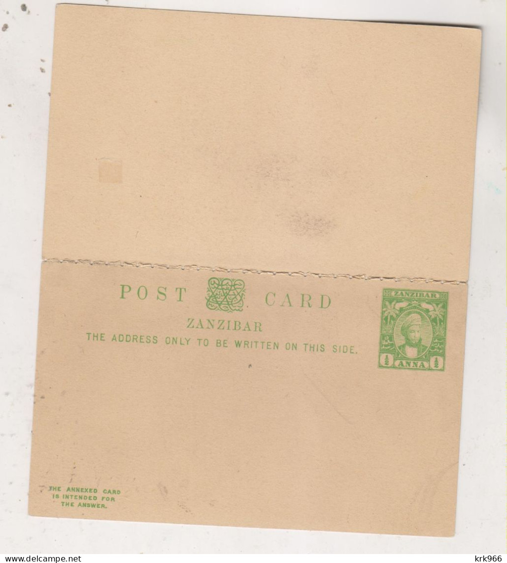 ZANZIBAR Nice Postal Stationery - Zanzibar (...-1963)