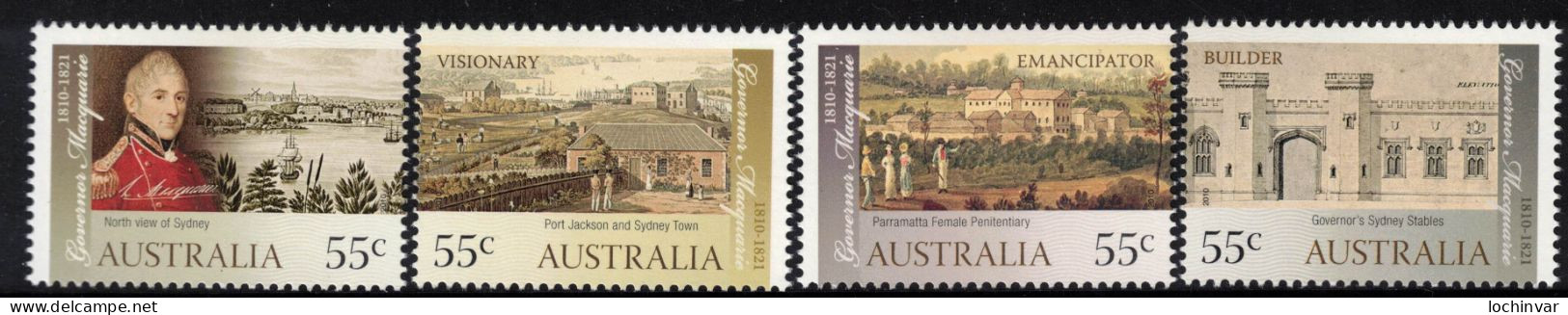 AUSTRALIA, 2010 GOVERNER MACQUARIE 4 MNH - Mint Stamps