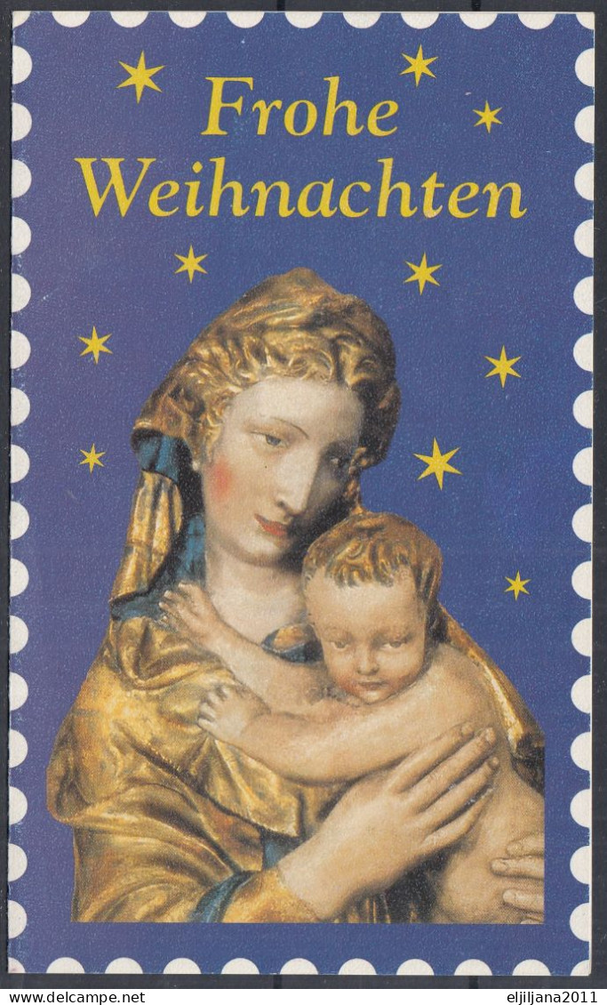 ⁕ US / United States 1998  Madonna / Christmas FDC Commemorative Set In German - 1991-2000