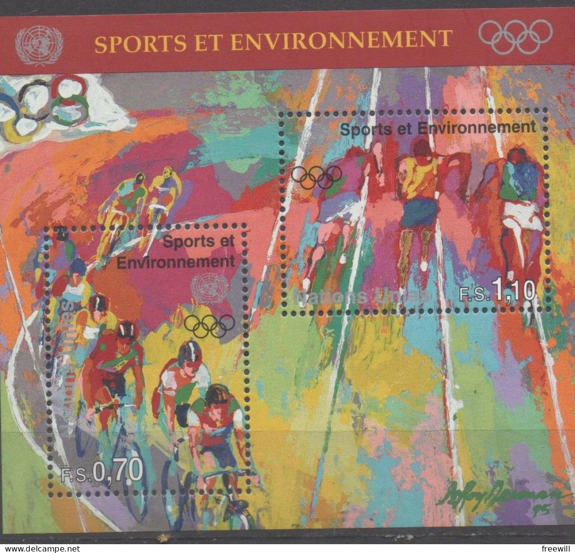 Sport Et Environnement  1996 XXX - Blocs-feuillets