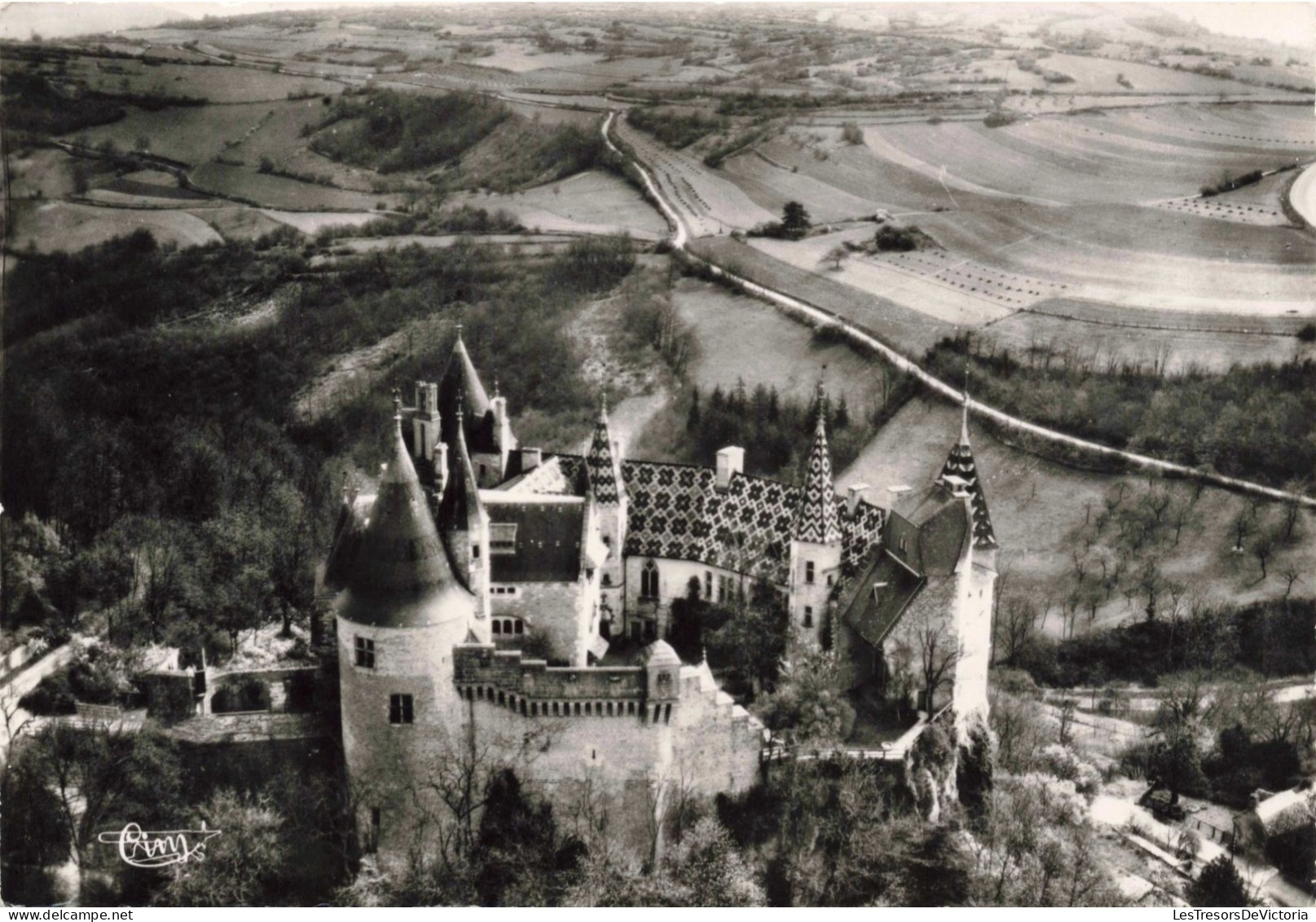 FRANCE - Côte D'or - La Rochepot - Vue Aérienne Du Château - Carte Postale Ancienne - Sonstige & Ohne Zuordnung