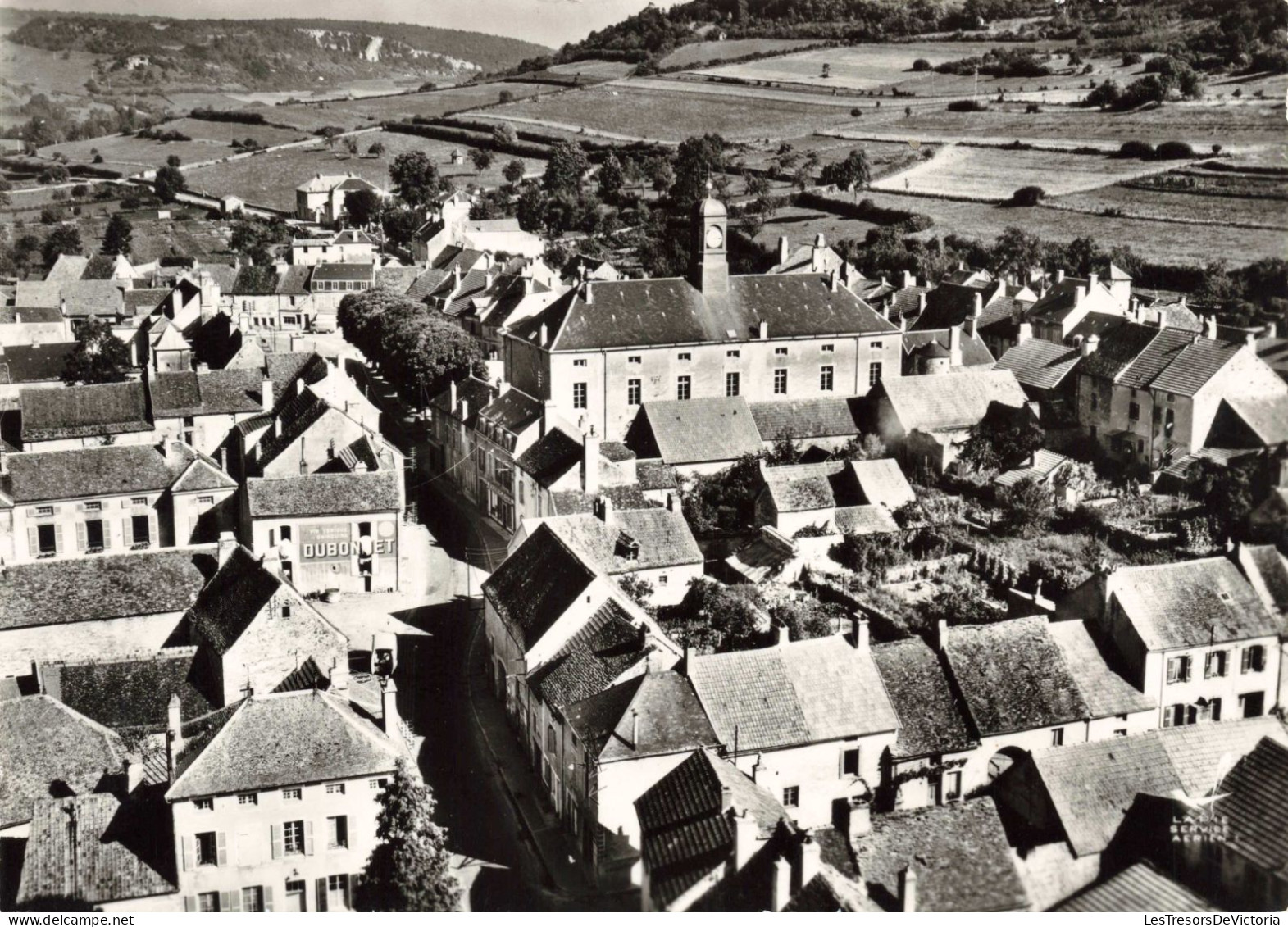 FRANCE - Côte D'or - Bligny Sur Ouche - Centre Du Bourg - La Mairie - Carte Postale Ancienne - Sonstige & Ohne Zuordnung