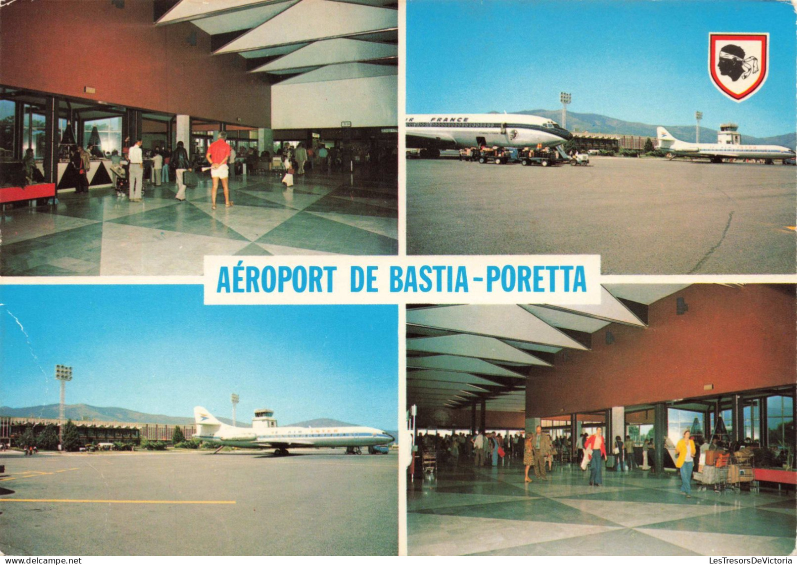 FRANCE - Corse - Ile D'Amour - Aéroport De Bastia Poretta - Colorisé - Carte Postale Ancienne - Bastia