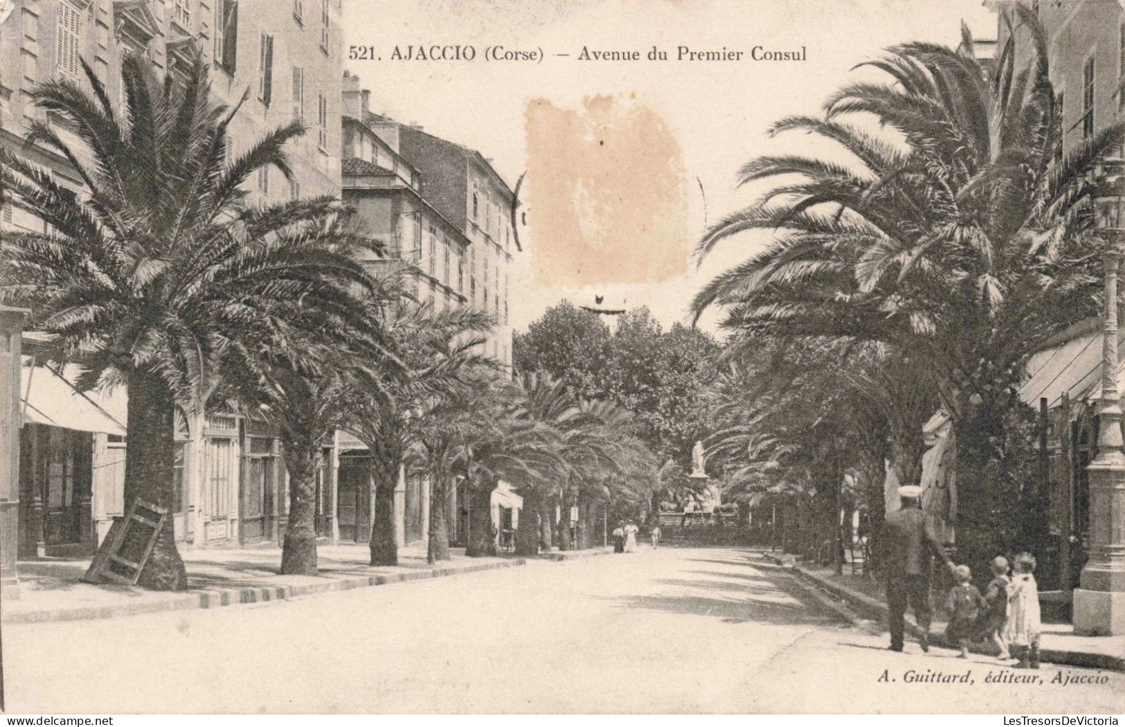 FRANCE - Ajaccio - Corse - Avenue Du Premier Consul - Carte Postale Ancienne - Ajaccio