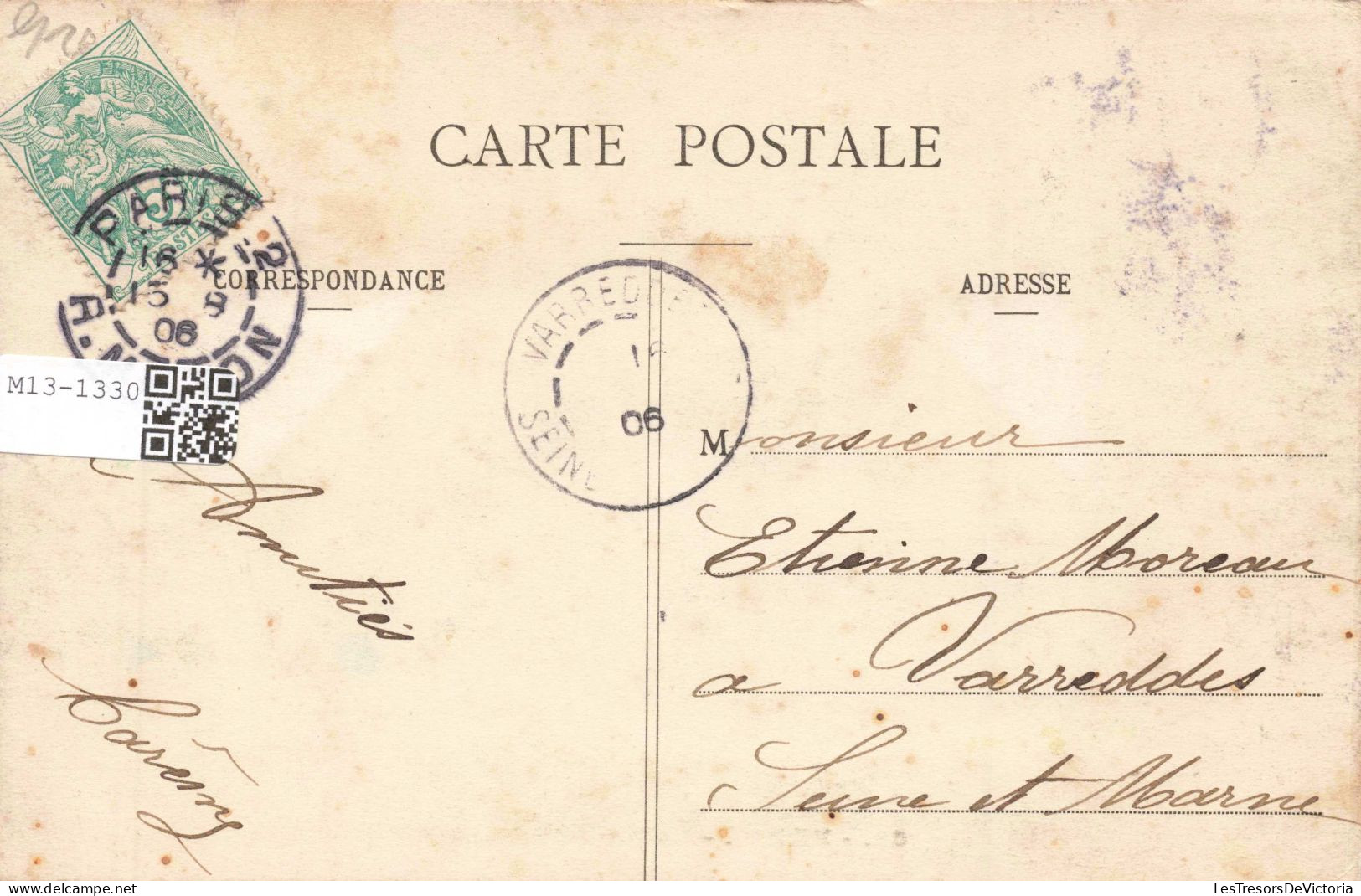 FRANCE - Paris - La Gare Du Nord - Colorisé - Carte Postale Ancienne - Markten, Pleinen