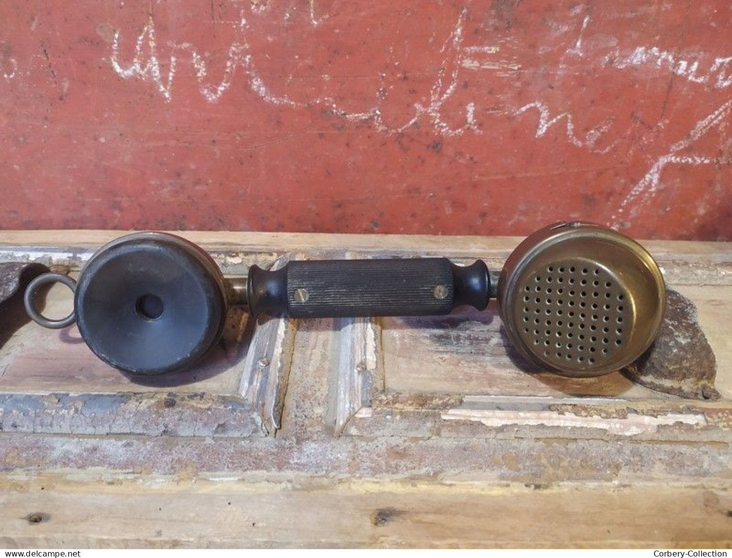Ancien Combiné Téléphone Ericsson Modèle 1910