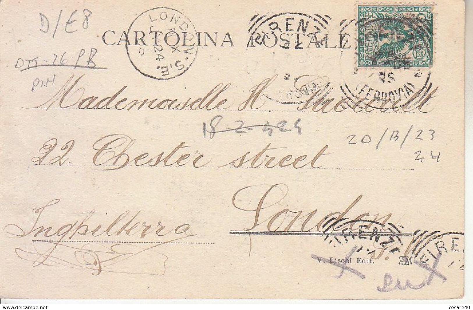 ITALIA - FOLIGNO - Viale Della Stazione, Ben Animata, Viag.1904 - 2020 B-21,33 - Foligno