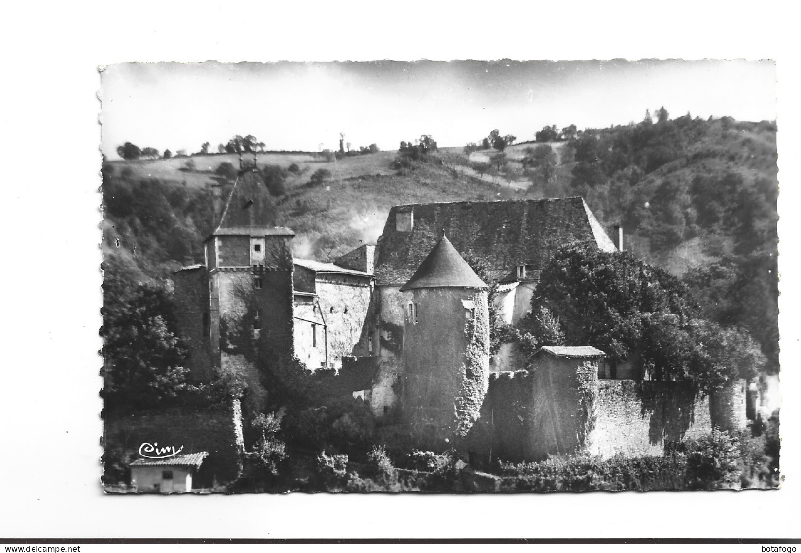 CPA  PHOTO DPT 63 CHATELDON , LE CHATEAU - Chateldon