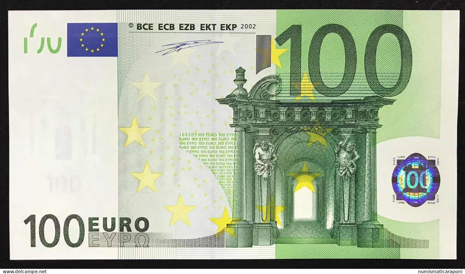 100 €  ITALIA Italy DUISENBERG Sup J002D5  Cod.€.262 Solo Bonifico Only Bank Transfert To Pay - 100 Euro