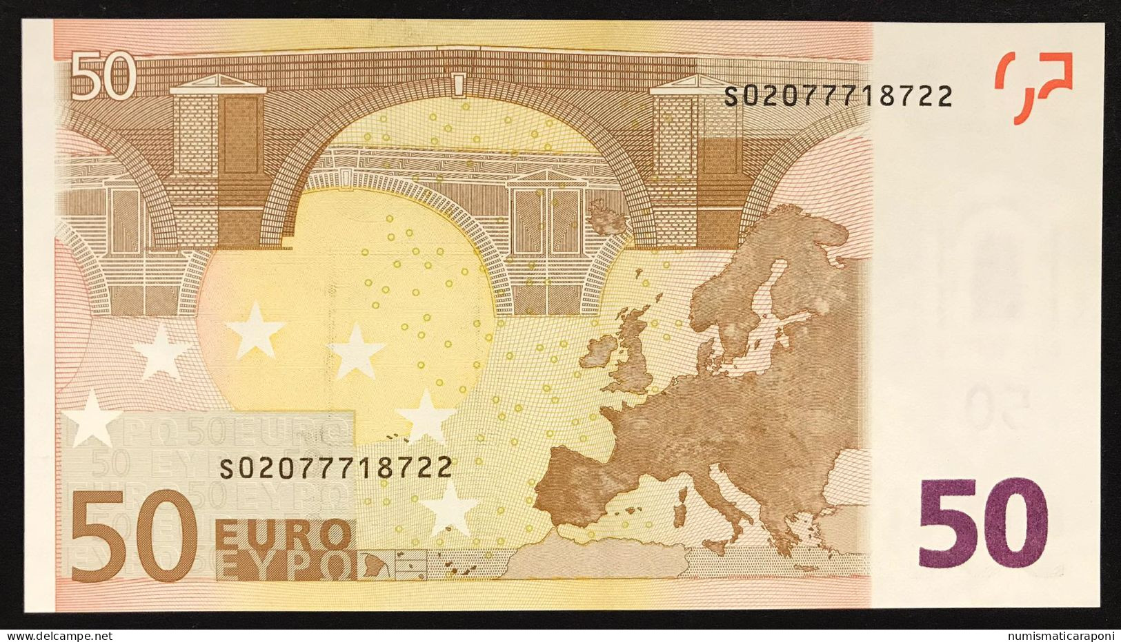 Italy 50 €  ITALIA DUISENBERG Q.FDS ABOUT UNC J002D2  Cod.€.257 Solo Bonifico Only Bank Transfert To Pay - 50 Euro