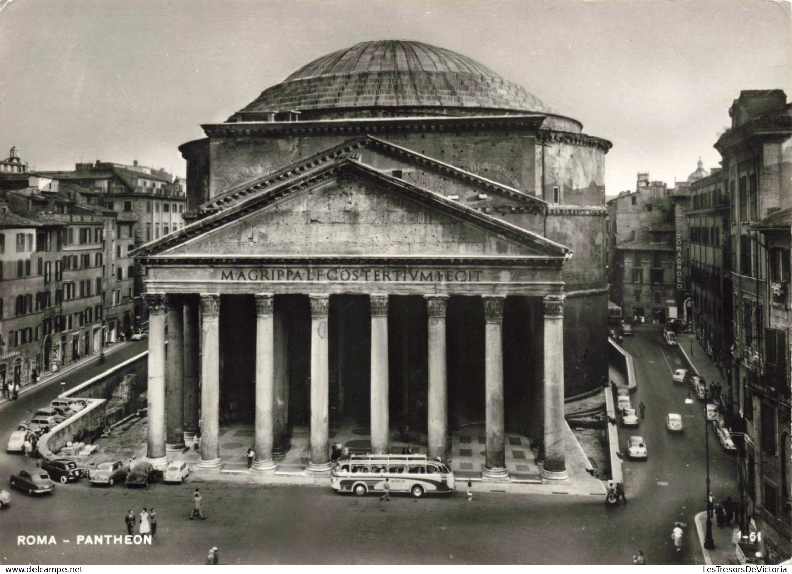 ITALIE - Roma - Panthéon - Animé - Carte Postale Ancienne - Panteón