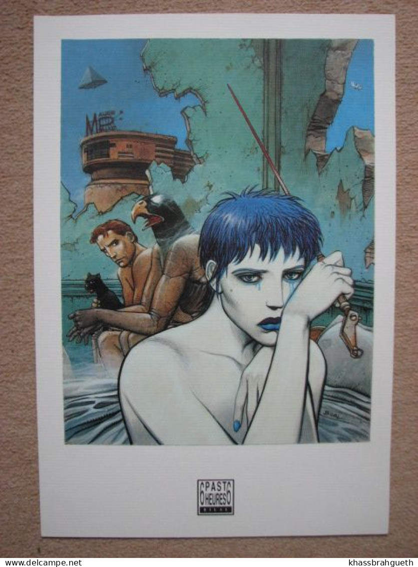 BILAL - OFFSET COULEURS "FEMME PIEGE" - 6 PAST/HEURE 6 - Serigraphien & Lithographien