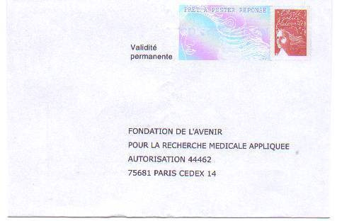 PAP Réponse Fondation De L'avenir Pour La Recherche Médicale Appliquée - Neuf - N° 0308571 - Prêts-à-poster: Réponse /Luquet