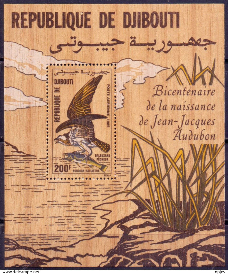 DJIBOUTI - EAGLE - AUDUBON - **MNH - 1985 - Aigles & Rapaces Diurnes