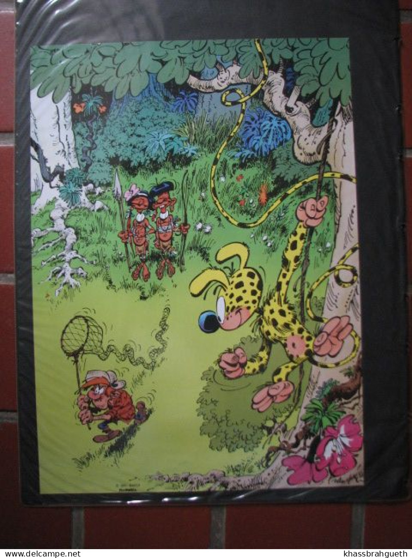 FRANQUIN & BATEM - 2 POSTERS COULEURS "MARSUPILAMI" - PALOMBIA 1991 (1x ENCADRE) (1x SANS CADRE) - Serigraphien & Lithographien