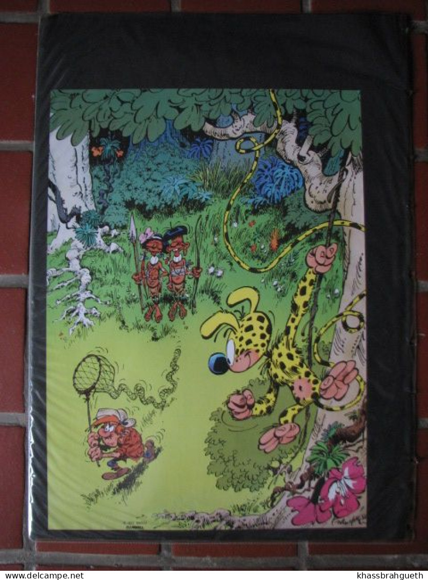 FRANQUIN & BATEM - 2 POSTERS COULEURS "MARSUPILAMI" - PALOMBIA 1991 (1x ENCADRE) (1x SANS CADRE) - Screen Printing & Direct Lithography