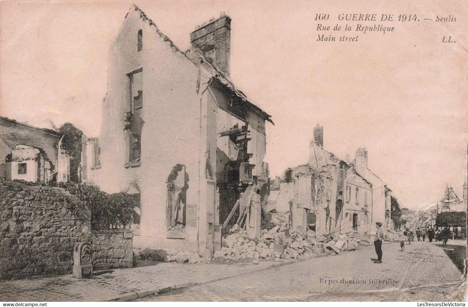 FRANCE - Senlis - Rue De La République  - Carte Postale Ancienne - Senlis