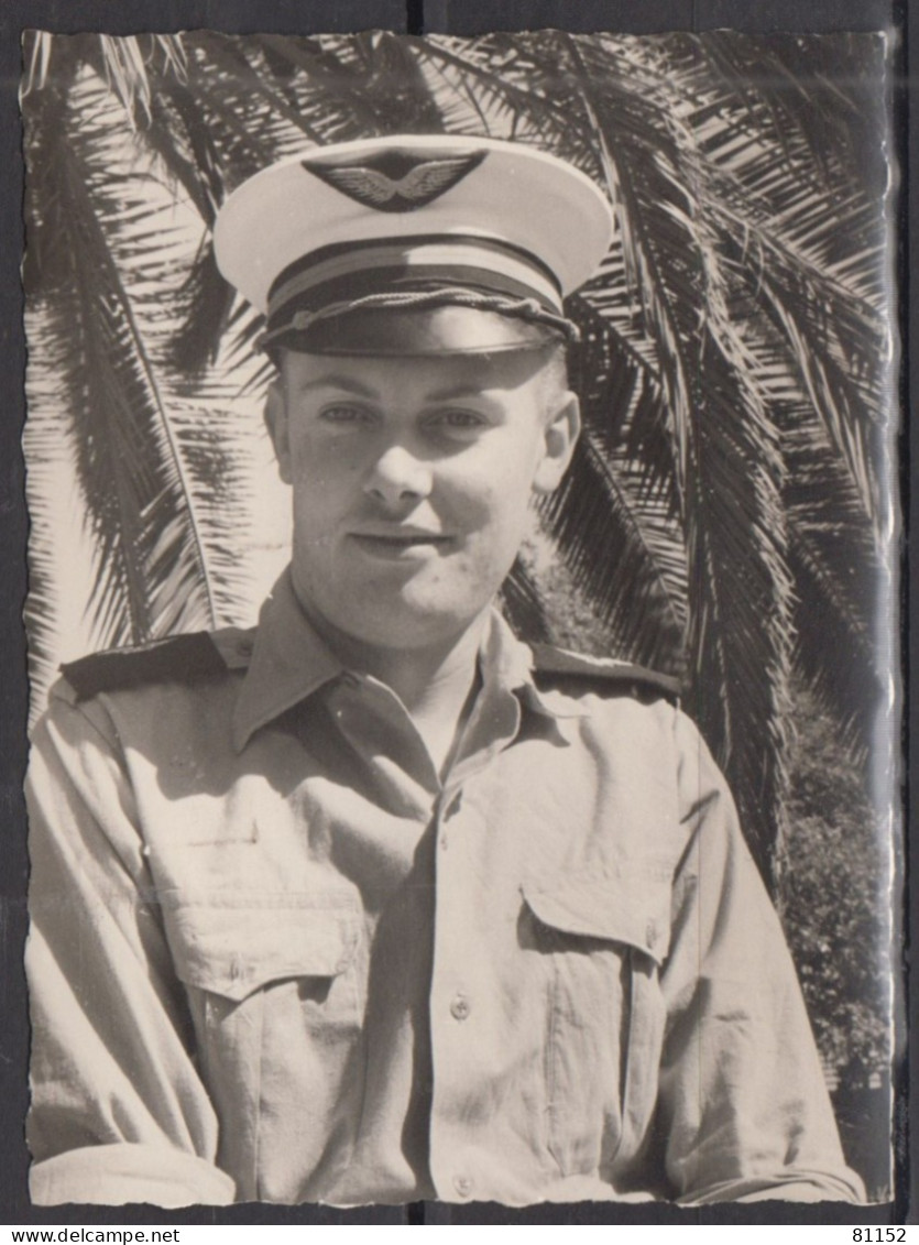 Militaria Photo D'un Militaire Dim 80x110 Venant D'un Album D' AVIATION  En AFRIQUE DU NORD De 1957 à 1959 - Aviazione