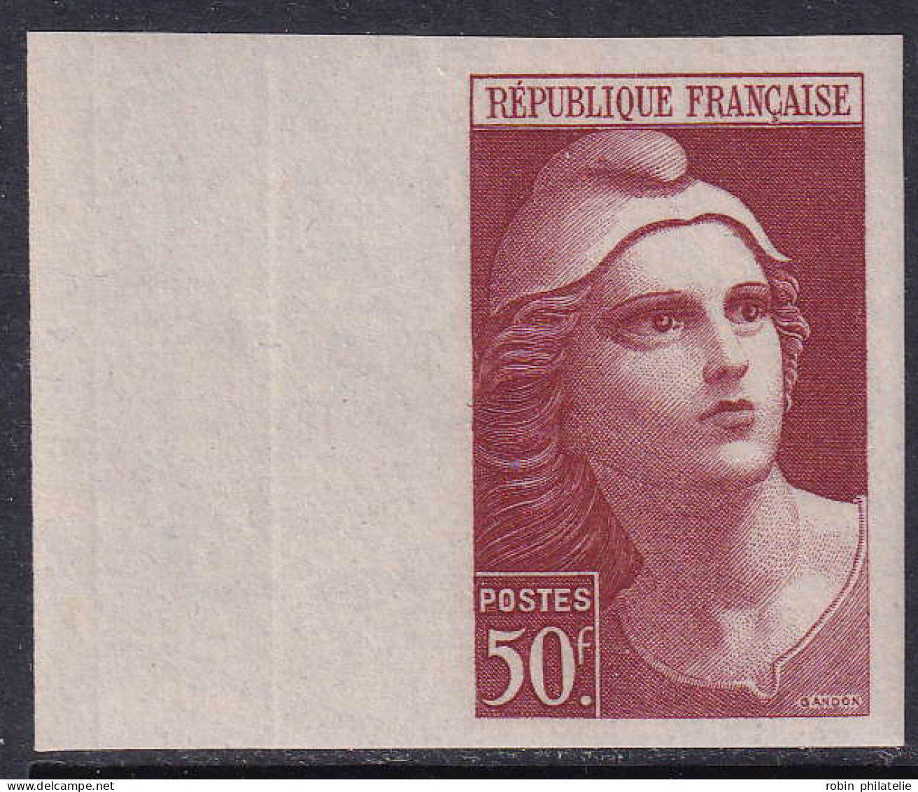 France Variétés  N°732 50f Non Dentelé Bdf  Qualité:** - Non Classificati