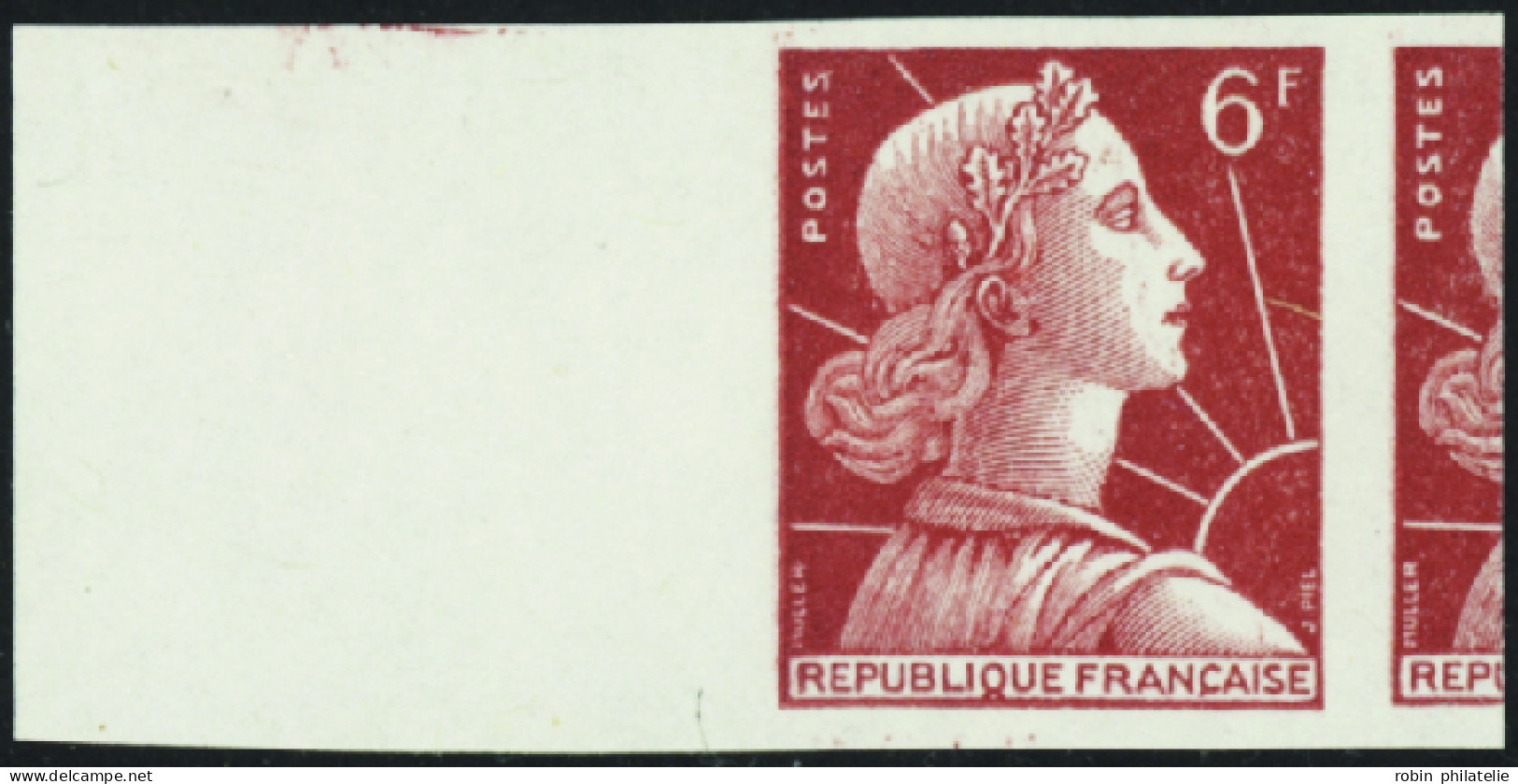 France Variétés  N°1009A  6F Marianne De Muller Non Dentelé Bdf  Qualité:** - Sin Clasificación