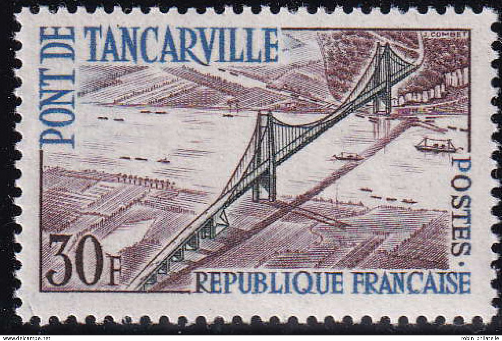 France Variétés  N°1215b  Inscriptions En Bleu Clair  Qualité:** - Zonder Classificatie