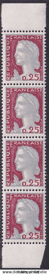 France Variétés  N°1263i Bande De 4 Verticale De Carnet  Qualité:** - Unclassified