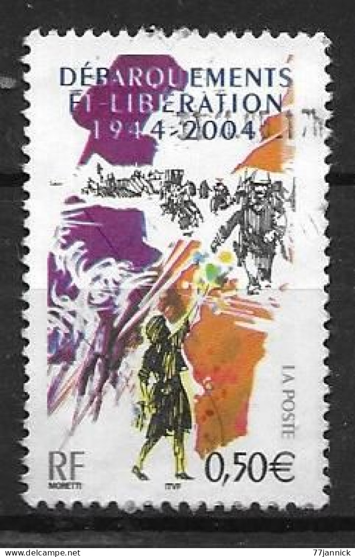 VARIETEE DE COULEUR N° 3675  OBLITERE - Used Stamps