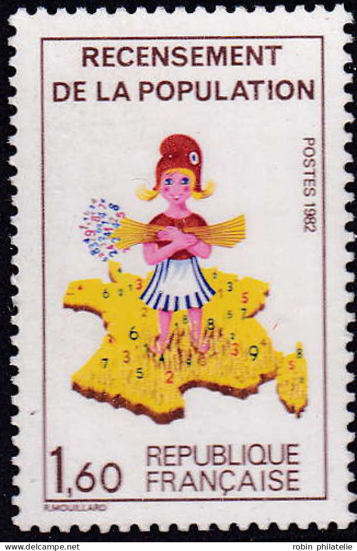 France Variétés  N°2202b  Couleur Verte Manquante   Qualité:** - Ohne Zuordnung