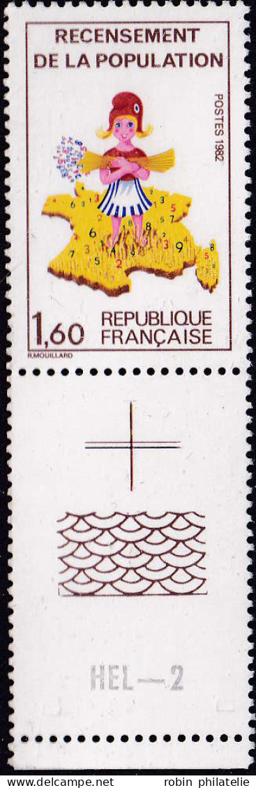 France Variétés  N°2202b  Couleur Verte Manquante Bdf   Qualité:** - Ohne Zuordnung