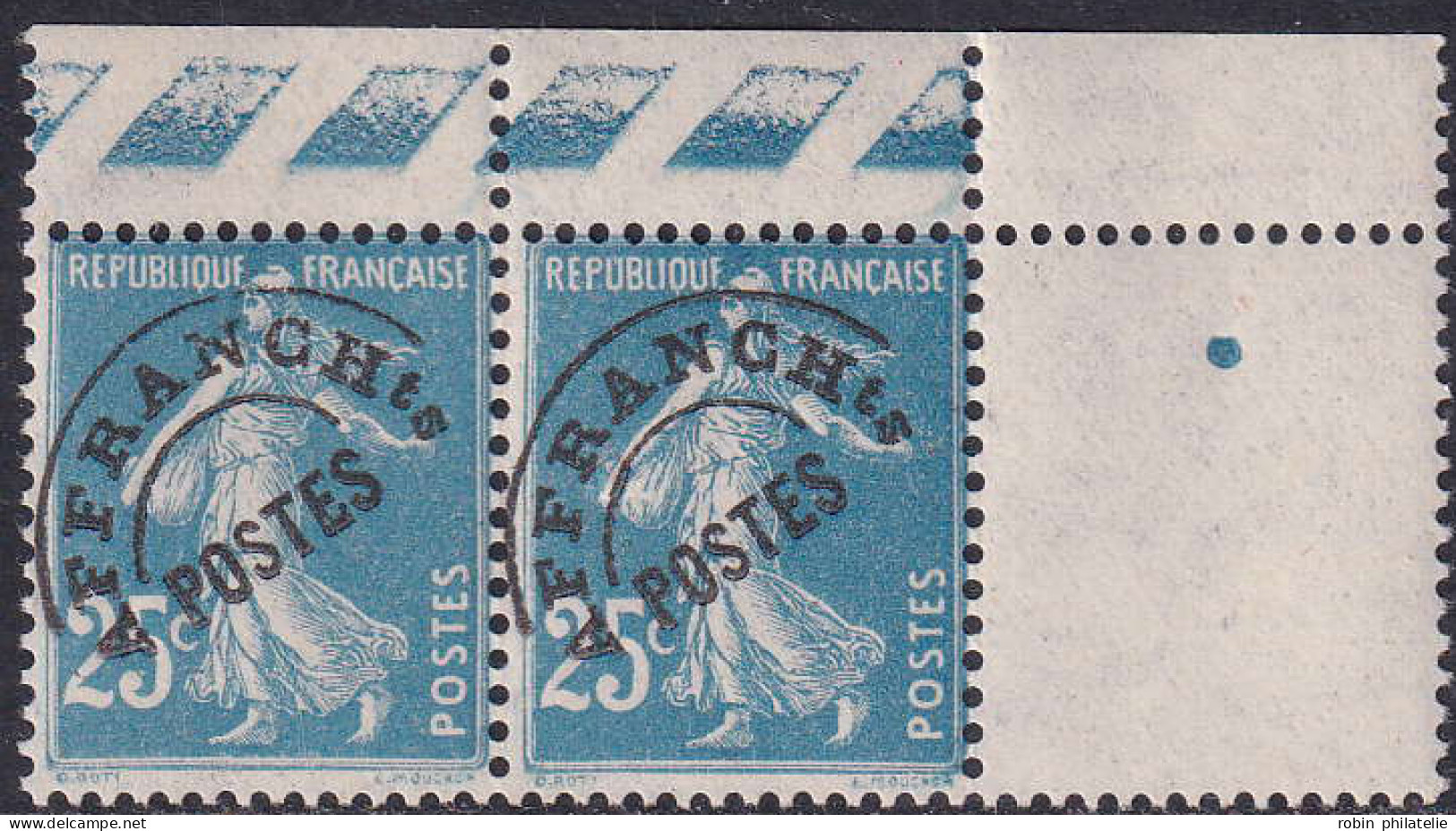 France Variétés Préoblitérés N°56c  "E" Crochet Tenant à Normal  Qualité:** - Non Classificati