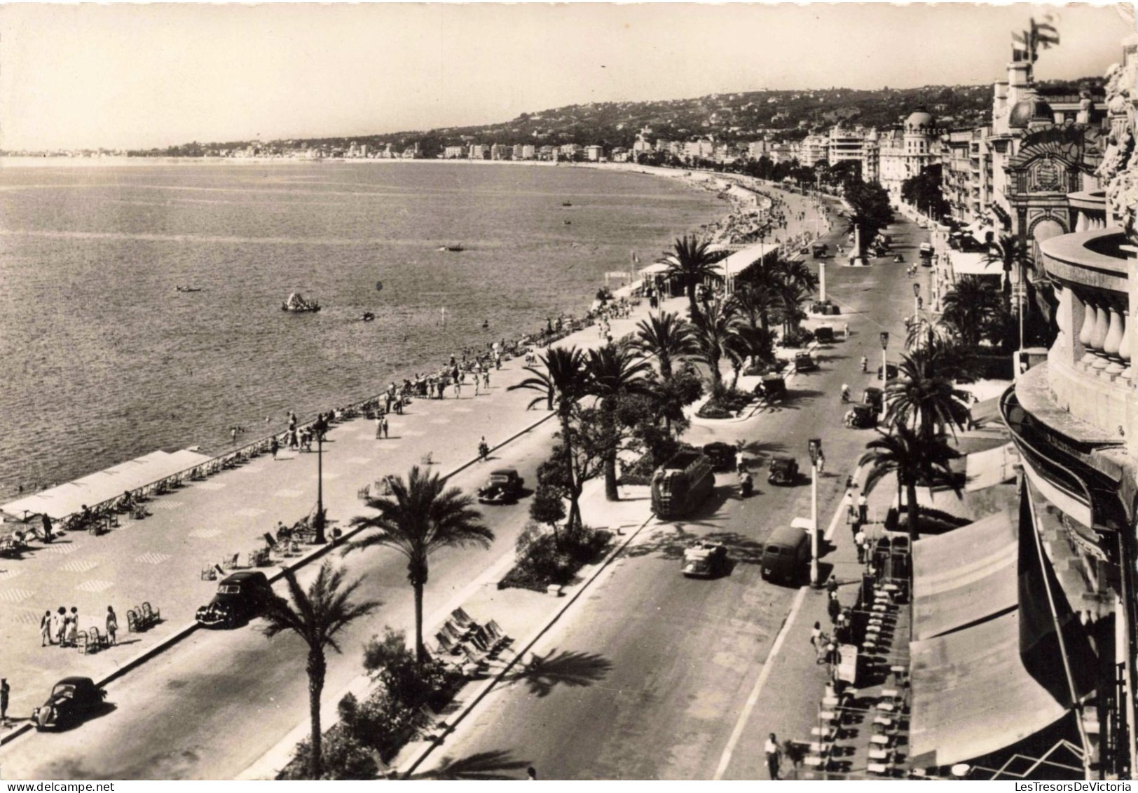 FRANCE - Nice - La Promenade Des Anglais - Carte Postale Ancienne - Squares