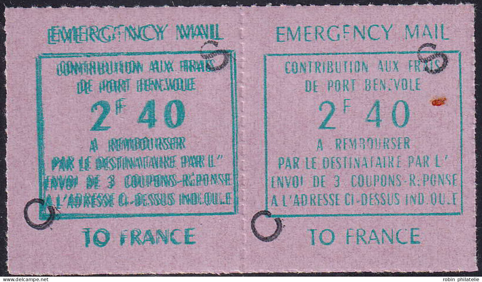 France Grève N°12a  Double Impression Tenant à Normal  Qualité:** - Other & Unclassified