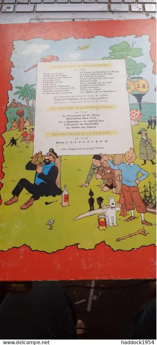 le MANITOBA ne répond plus et l'éruption du KARAMAKO les aventures de JO ZETTE et JOCKO  HERGE casterman 1963