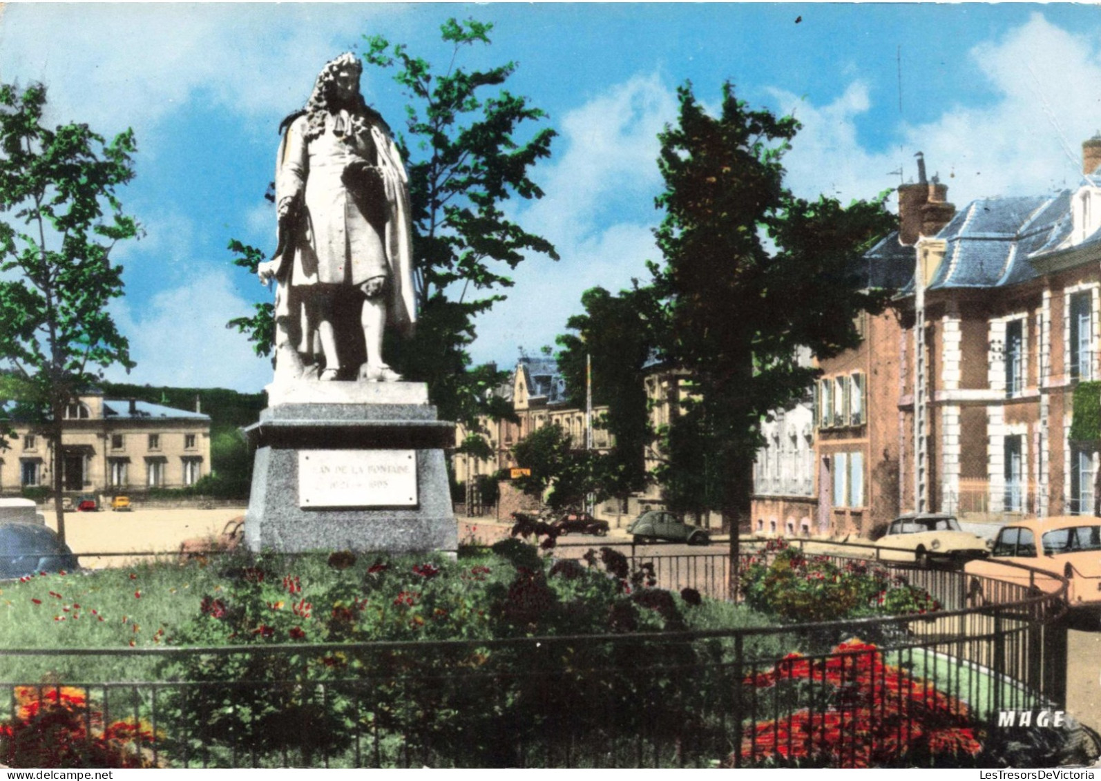 FRANCE - Chateau Thierry - Statue De Jean De La Fontaine - Colorisé - Carte Postale - Chateau Thierry