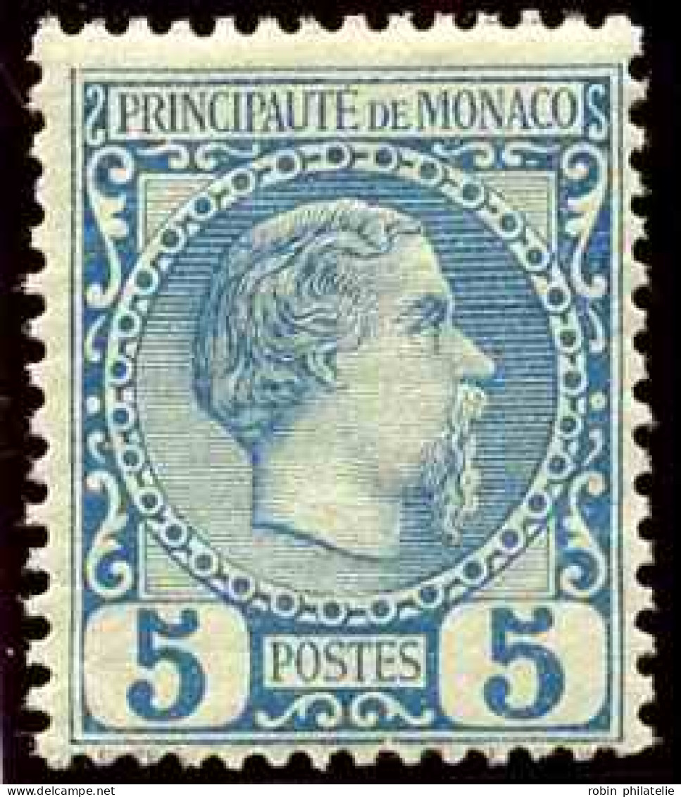 Monaco  N°3 5c Bleu  Qualité:* - Other & Unclassified