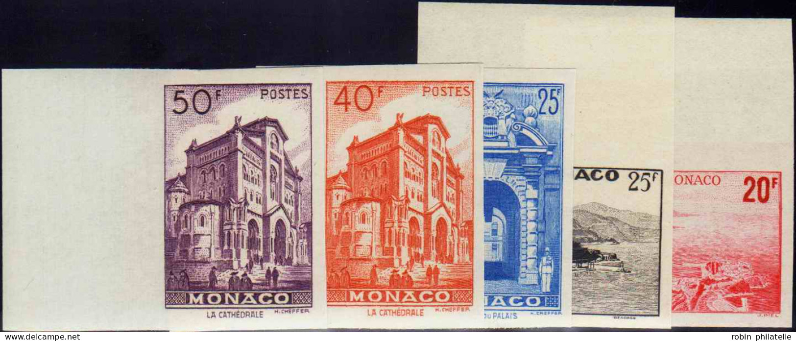 Monaco Non Dentelés N°307/313C  13 Valeurs Bdf  Qualité:** - Variétés