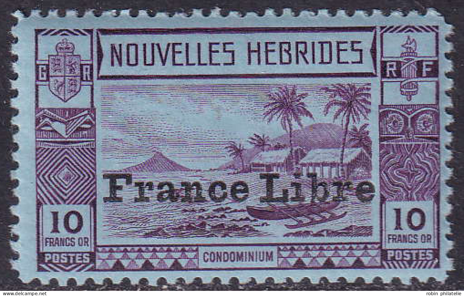 Nouvelles Hébrides  N°124/135  France Libre 12 Valeurs (n°132/133 Rousseurs)  Qualité:** - Altri & Non Classificati