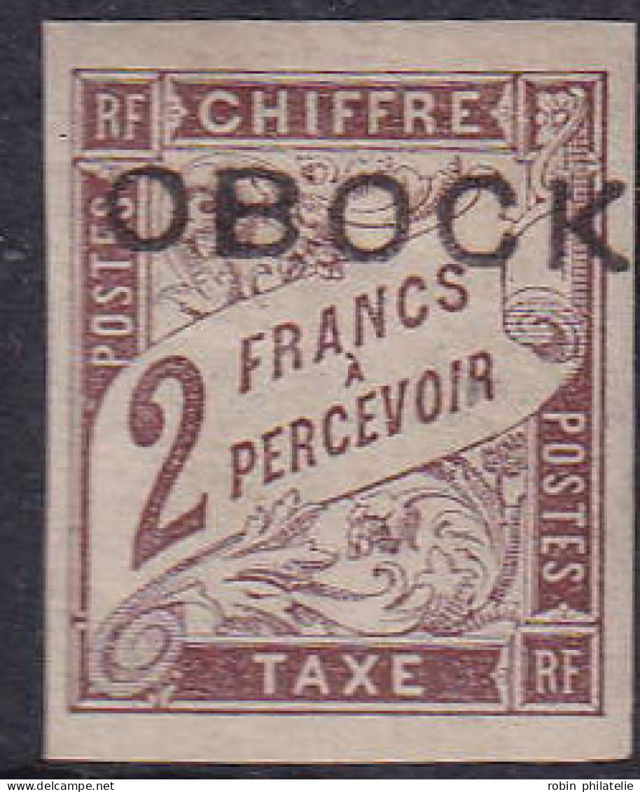 Obock Taxes N°17 2f Marron  Qualité:* - Altri & Non Classificati