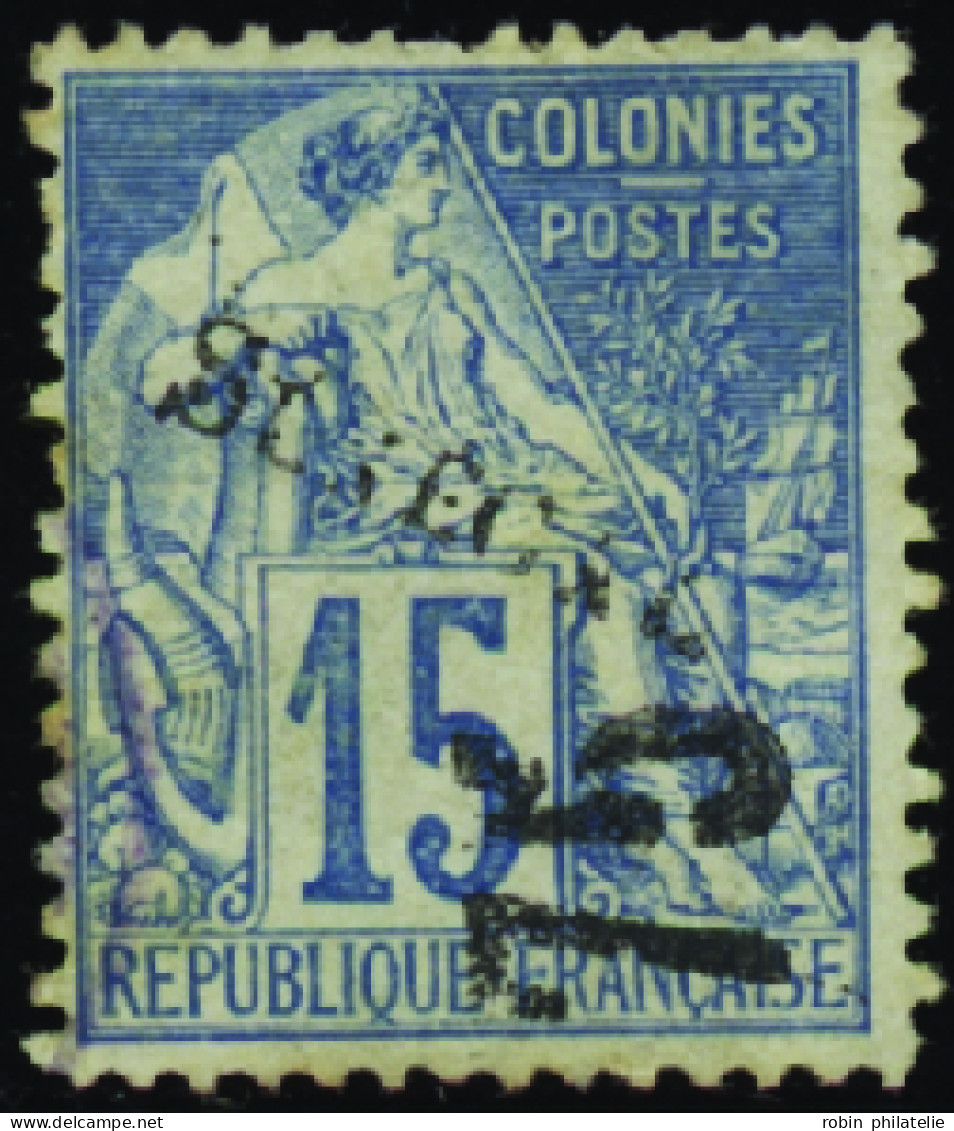 Sénégal  N°6 75 Sur 15c Bleu TB  Qualité:obl - Sonstige & Ohne Zuordnung
