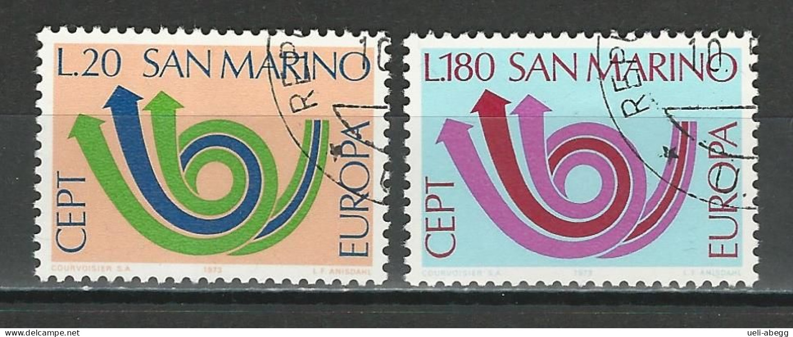 San Marino Mi 1029-30 O - Gebruikt