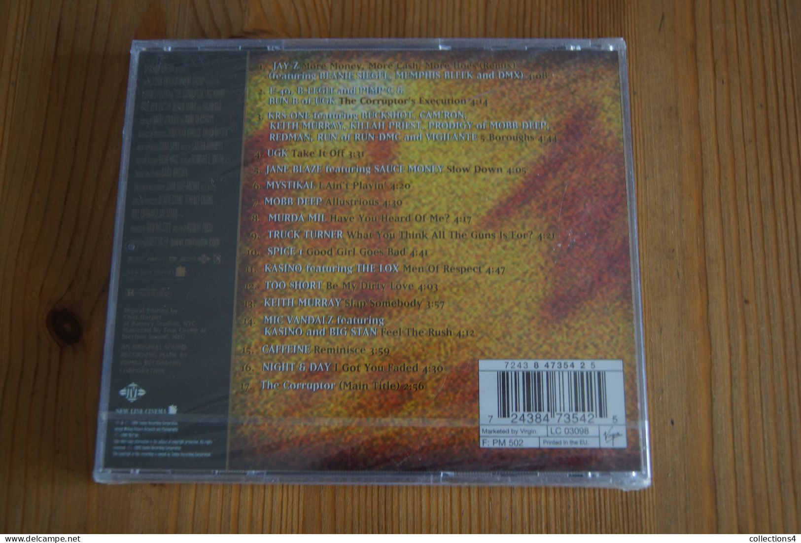THE CORRUPTOR CD NEUF SCELLE BO DU FILM 1999 HIP HOP VALEUR+JAY Z UGK ETC - Soundtracks, Film Music