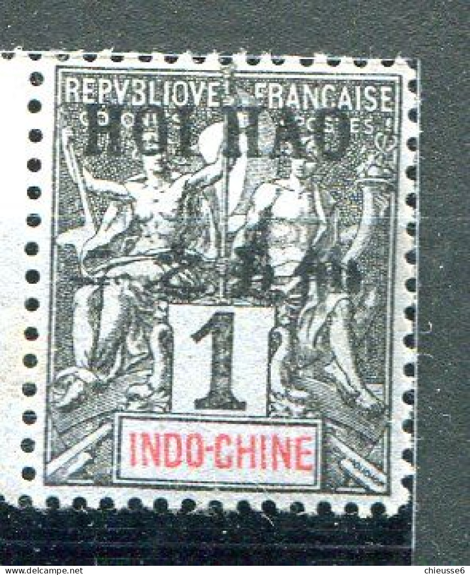Hoi Hao ** N° 1 - 1c Noir S. Azuré - Unused Stamps