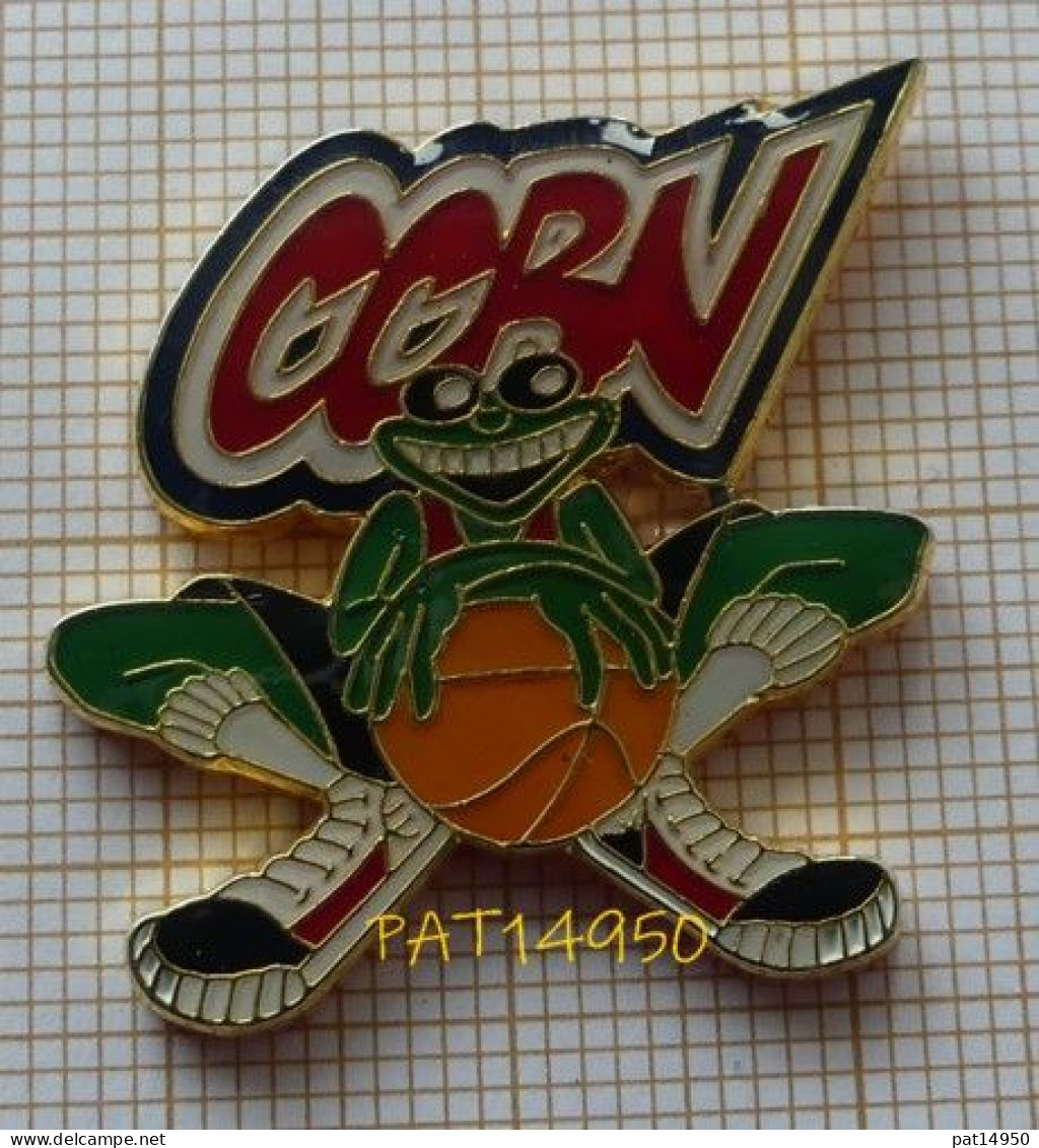 PAT14950 CCBN  BASKET  GRENOUILLE VERTE - Basketball