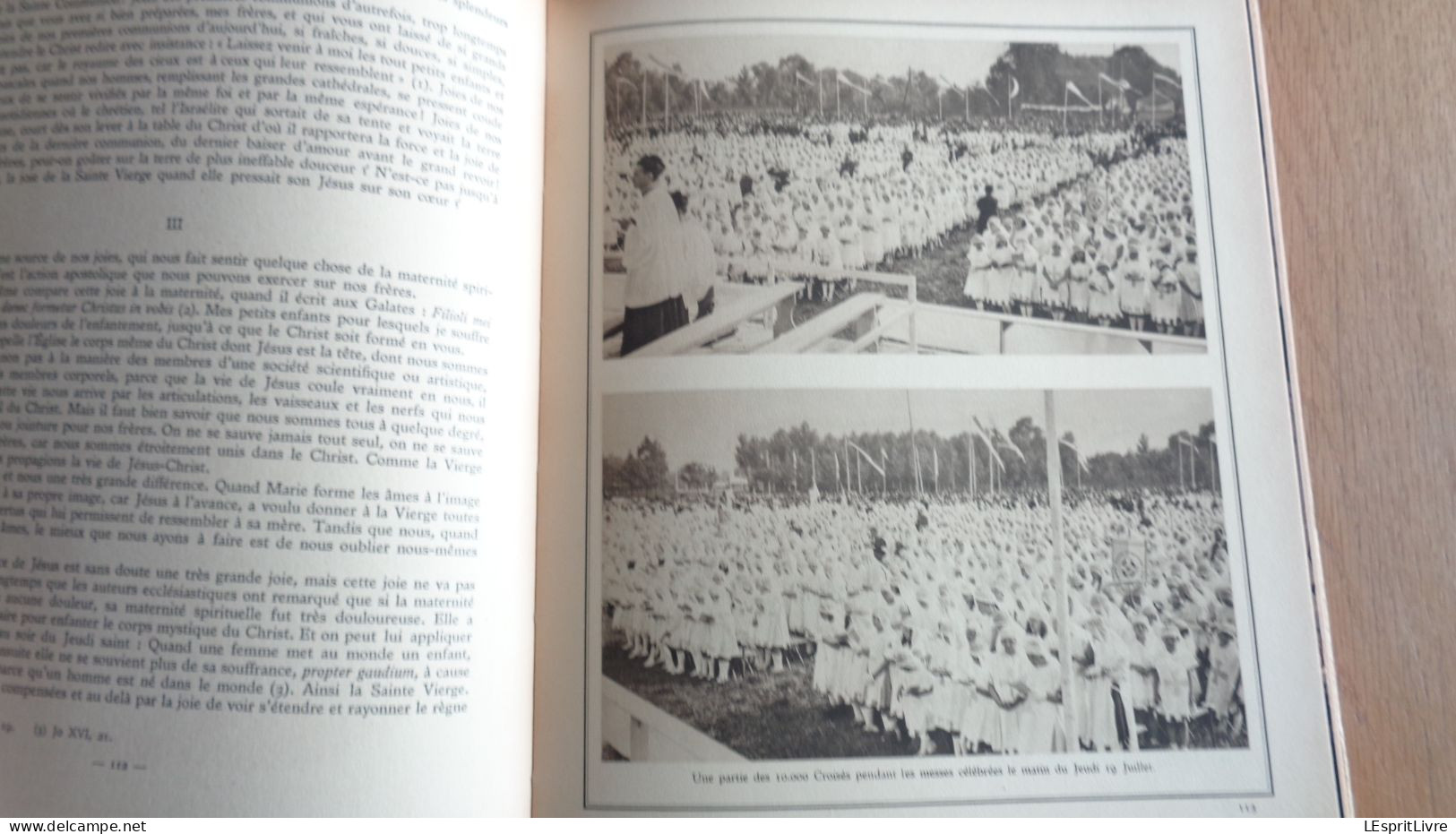 NOTRE DAME DE LIESSE 1134 1934 3 ème Congrès Marial National Régionalsime Religion Culte Laon Congrégations Pèlerinages