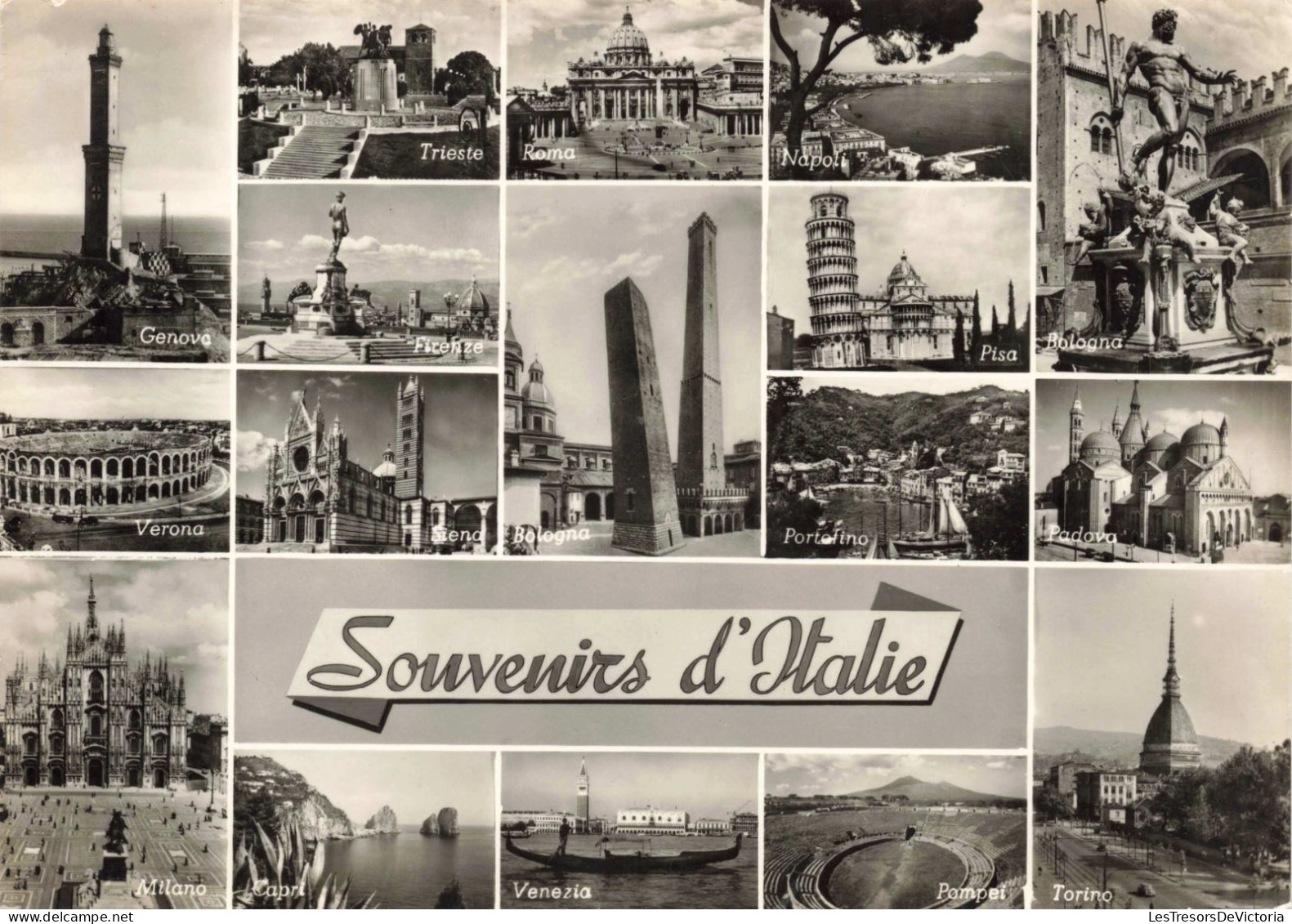 ITALIE - Souvenirs D'Italie - Multi Vues - Carte Postale Ancienne - Otros & Sin Clasificación