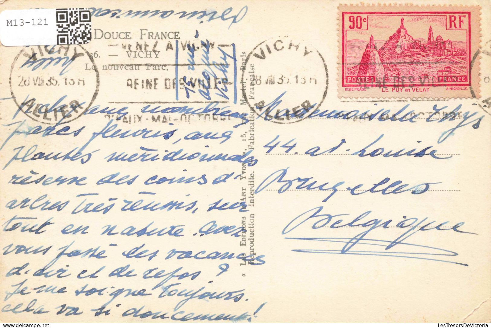 FRANCE - Vichy - Le Nouveau Parc - Carte Postale Ancienne - Autres & Non Classés
